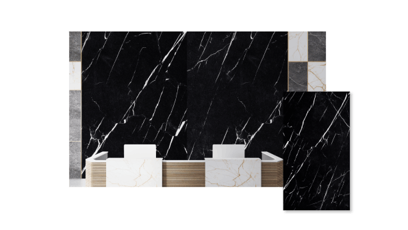 Black White Veins MS-002