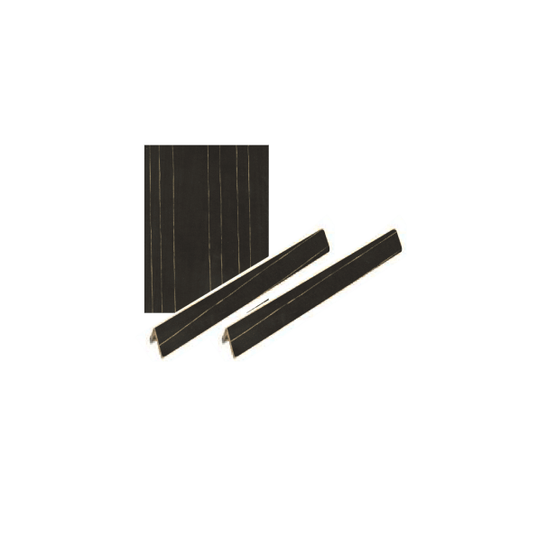 Golden Gray Stripe Corner